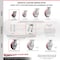 Service Caster 4 Inch Kingpinless Poly on Aluminum Wheel Caster Swivel Locks 2 Rigid SCC, 2PK SCC-KP30S420-PAR-BSL-2-R-2 - alternate 6